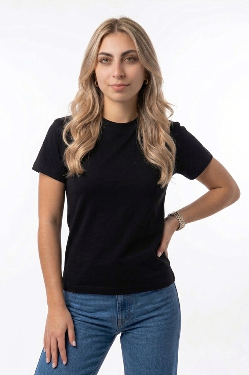 Camiseta básica dama 200G
